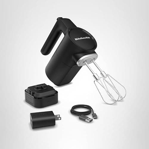 KitchenAid Cordless Hand Mixer - Black Matte thumbnail 7