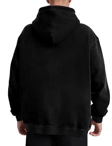 Dnzzs Acid Wash Hoodie Super Soft Sweatshirt for Mens Pullover Oversized Men's Fashion Hoodies & Sweatshirts Vintage Tops thumbnail 3