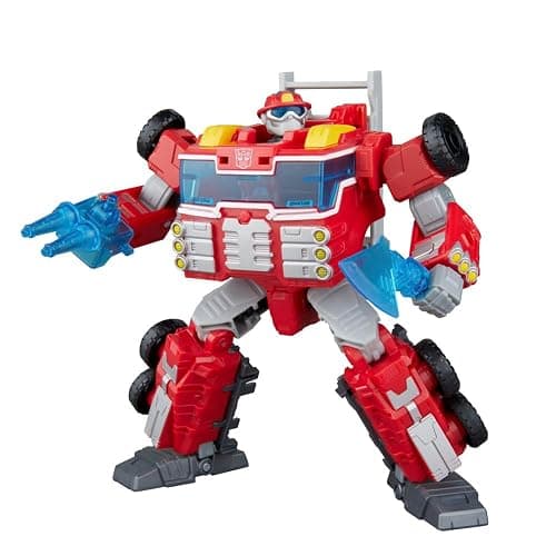 Transformers Age of the Primes Voyager Class Rescue Bot Heatwave, 7-inch Converting Action Figure, Robot Toys for Ages 8+ | Transformers Age Of The Primes 7 Inch Action Figure Voyager Class (2025 Wave 2) - Heatwave thumbnail 6