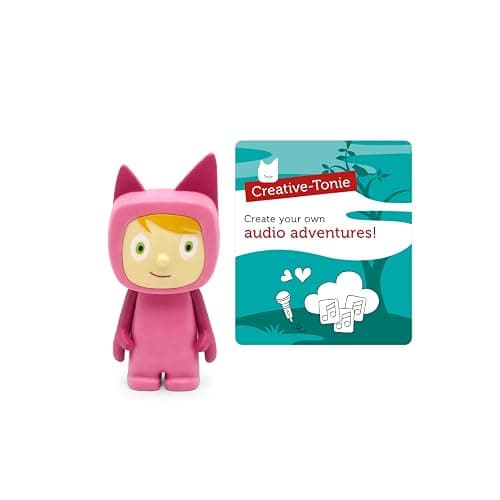 Tonies Creative Audio Character - Record and Upload up to 90 Minutes of Your Own Stories and Songs - Pink/Light - Image 1