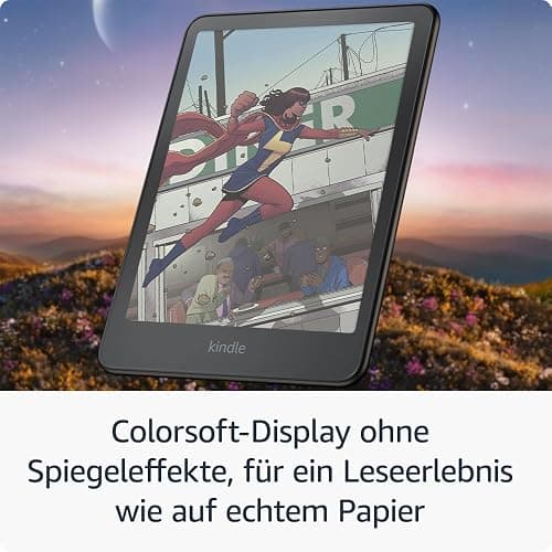 Amazon Kindle Colorsoft Signature Edition (32 GB) – Mit Farb-Display und Frontlicht mit automatischer Anpassung, kabellosem Aufladen und wochenlanger Akkulaufzeit - Gerät ohne Bündel thumbnail 3