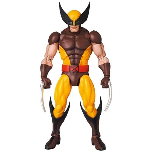 Lingtoolator MAFEX No. 138 Wolverine (BROWN COMIC Ver.) Total Height: Approx. 5.7 inches (145 mm), Painted Action Figure thumbnail 9
