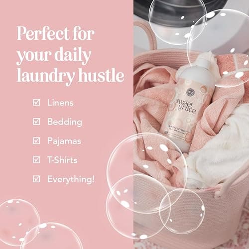 Bridgewater Candle Sweet Grace 32 oz Laundry Detergent Liquid | Highly Scented Luxury Laundry Experience | Deep Cleaning and Powerfully Fragranced thumbnail 6