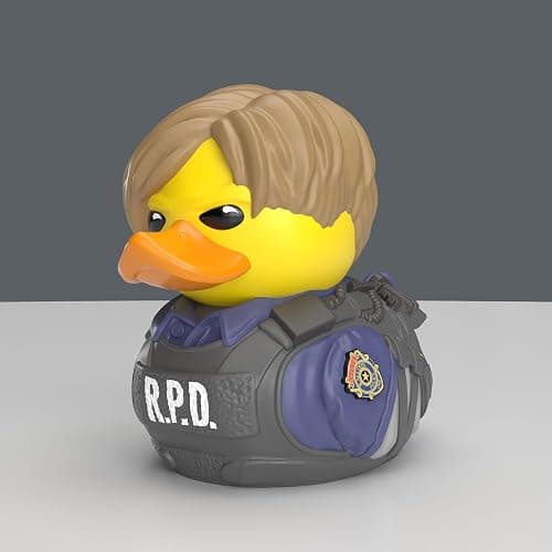 TUBBZ Mini: Resident Evil - Leon S Kennedy Figurine en Vinyle De Mini Canard en Cosplay thumbnail 3