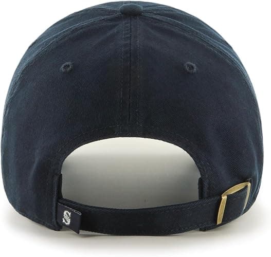 47 Brand MLB Team Color Home Primary Logo Clean Up Adjustable Baseball Cap Hat, Adult thumbnail 2
