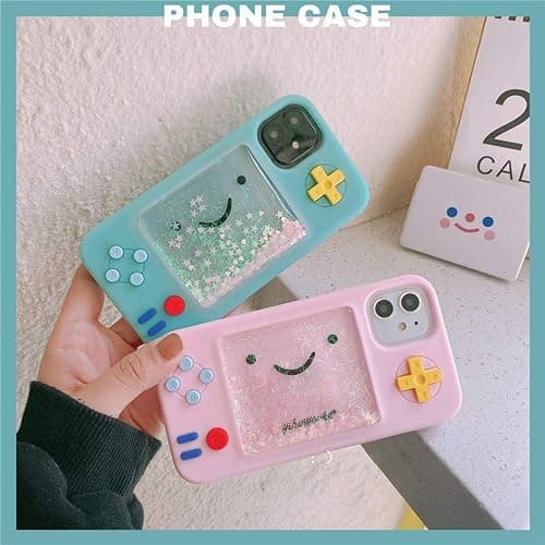 UnnFiko Squishy 3D Cartoon Game Shape Case Compatible with iPhone 15 Pro, Creative Liquid Stars Funny Play Case Soft Rubber Protective Cover (Blue, iPhone 15 Pro) thumbnail 4