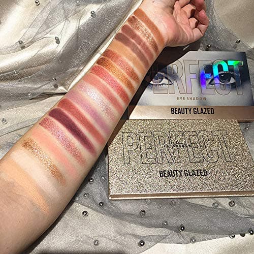 18 Color Natural Eyeshadow Palette – Soft Matte Shimmer & Glitter Finish with Built-In Concealer Shade – Ultra-pigmented Blendable Mauve Brown Nude Eyeshadow Palette, Cream Eyeshadow for Older Women thumbnail 6