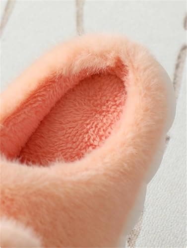 Uewidiod Women's Cute Rabbit Warm Plush Comfortable Indoor Anti slip Home Thick Sole Winter Soft Cotton Slippers thumbnail 3