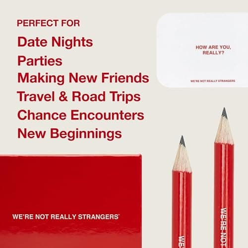WE'RE NOT REALLY STRANGERS Card Game, Conversation Card Game for Adults | 150 Cards for Adults, Teens, Couples, & Strangers - Icebreaker Questions for Game Night or Date Night, Ages 15+, 2-6 Players thumbnail 7