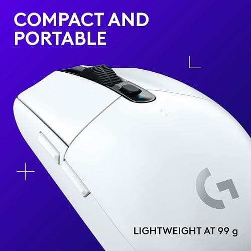 Logitech G305 Lightspeed Wireless Gaming Mouse - White | 12,000 DPI, Lightweight, 6 Programmable Buttons, 250h Battery, On-Board Memory, Compatible with PC and Mac thumbnail 7