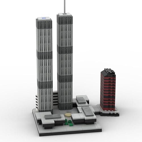 StrucToys World Trade Center Building Blocks, 1/2000 World Famous Architectural, 982pcs Assemble Model for Ault to Build and Display thumbnail 7