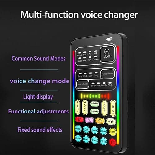 DIANMO Game Voice Changer, Audio Mixer, i9Live Sound Card kit (Including Headphones and 2 converters), Suitable for PS4/PS5/Xbox One/PC/Phone/Laptops., ferrous thumbnail 3