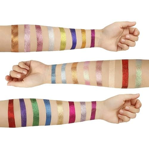 Aolailiya 24 Color Pressed Glitter Eyeshadow Palette - Mineral Ultra Shimmer Makeup Palette Eye Shadow Powder Long Lasting Waterproof thumbnail 5
