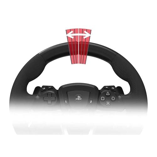 Hori Volante RWA Racing Wheel Apex - PS5 - PS4 - PC - Ufficiale Sony, nero thumbnail 14