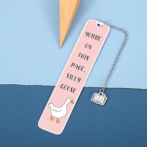 Cute Pink Stuff Gifts for Women, Girl Gifts for Women, Presents for Book Lovers, Book Maker Gifts for Readers Book Lovers Women, Book Reading Accessories for Book Club, Bookish Bookmark thumbnail 2