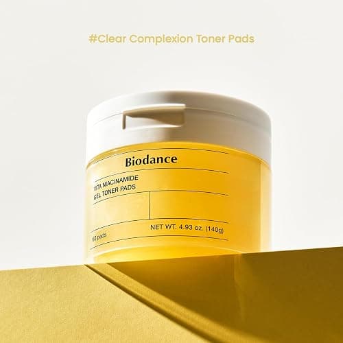 Biodance Vita Niacinamide Gel Toner Pads, Dark Spot Corrector, Evening Skin Tone, Gentle Exfoliating Toner Pads with Vitamin C, Pre-Soaked Pads, Korean Skin Careㅣ4.93 fl.oz.(140g)*60Pads thumbnail 2