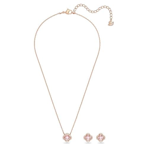 Swarovski Sparking Dance Crystal Necklace and Earring Set Jewelry Collection thumbnail 2