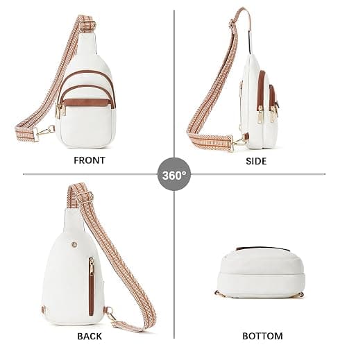 BOSTANTEN Small Sling Bag for Women Leather Crossbody Bags Fanny Pack Chest Bag for Travel thumbnail 9
