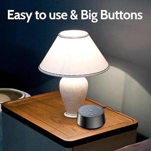 Color Noise Sound Machines with 25 Soothing Sounds Sleep White Noise Machine 32 Volume Levels 5 Timers and 4 Sound Categories and Memory Function for Home Office and Travel thumbnail 5