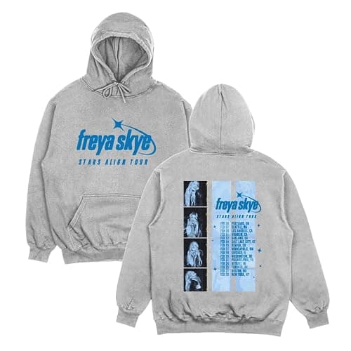 FAEWARE Women's Hoodie Freya Tour Skye Merch Pullover Men's and Women's Fashion Casual Sweatshirt Plus Size Hip Hop Jacket thumbnail 6
