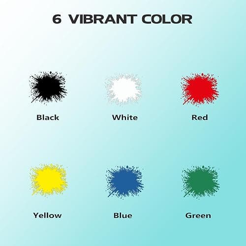 Airbrush Paint 6 Colors, Ready to Spray Airbrush Paint Set, Water-Based Acrylic Air Brush Paints for Metal, Plastic Models, Canvas, Wood, 0.67 Fl Oz/20ml thumbnail 2