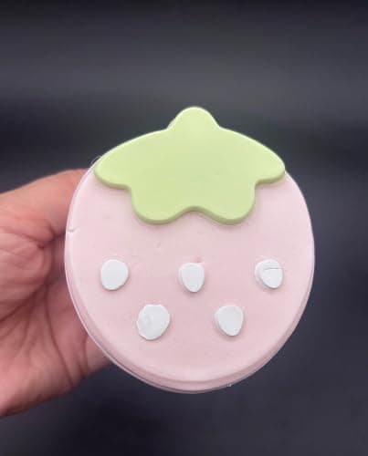 Frozen Butter Textured Strawberry Cake taba Squishy Toy thumbnail 3