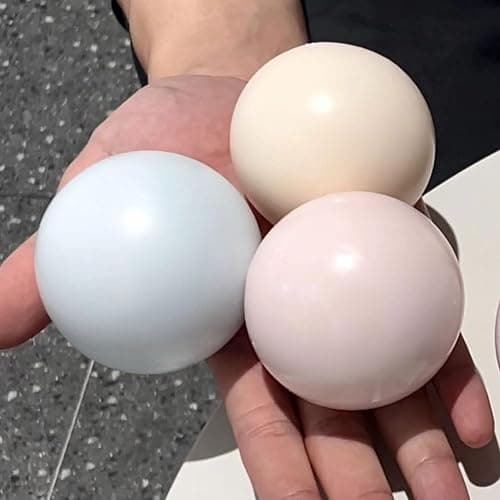 6Pcs Coconut Oil Stress Balls, Shapeable Squishy Fidget Toy for Stress Relief, Moldable Squeeze Toy for Adults Anxiety ADHD thumbnail 4