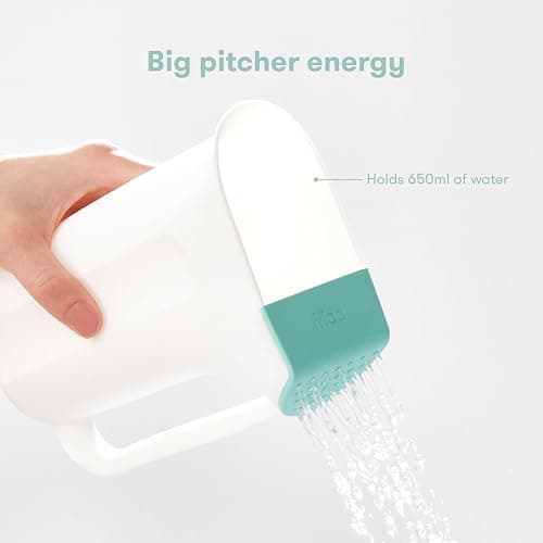 Frida Baby Control The Flow Bath Rinse Cup | Rinser Cup for Hair + Body | Easy Grip Handle + Removable Rain Shower thumbnail 3