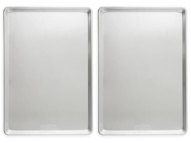 Nordic Ware Aluminum Full Size Sheet Pan 26 x 18 inches for commercial oven use, Full Sheet, 2-Pack (For Commercial Oven Use., Not for standard home ovens) - Image 1