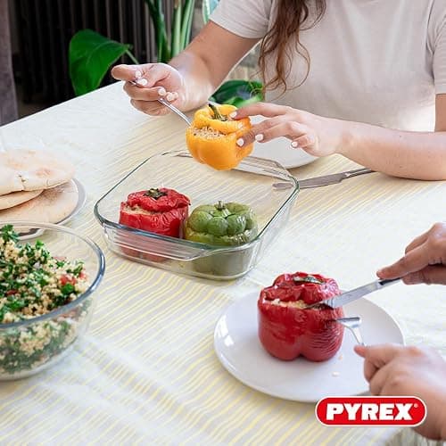 Pyrex 8023510, Set aus 3 Auflaufformen aus Glas – Borosilikatglas thumbnail 9