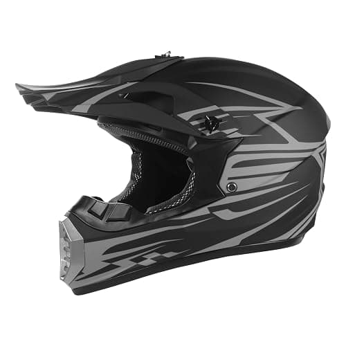 DOT Approved Youth Kids Motocross Helmet - Ultra-Lightweight Full Face Dirt Bike/ATV Helmet with Goggles, Gloves & Face Shield (4-Piece Set) thumbnail 4