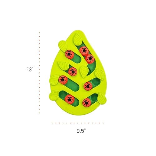 Catstages Nina Ottosson Buggin’ Out Puzzle & Play Cat Puzzle Feeder – Interactive Treat Game for Indoor Cats, Level 2 Slow Feeder Enrichment Toy, 13.9" x 11.5" thumbnail 7