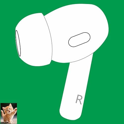 Meenova OEM Right Earbuds Replacement for Pods Pro (2nd Generation) A3047, A3048, A3049, Genuine Single Right Ear Side Only, Compatible with Original Air Pro 2 A2968 Charging Case thumbnail 3