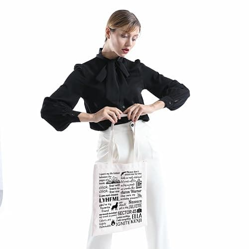 MNIGIU Series Book Tote Bag Book Fandom Gift Book Lover Gift Bookish Merch thumbnail 2