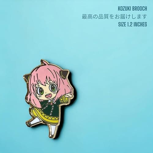 Anya Forger Enamel Spy x Family Pin - Loid Forger Merch Figure Pin for Backpack thumbnail 4