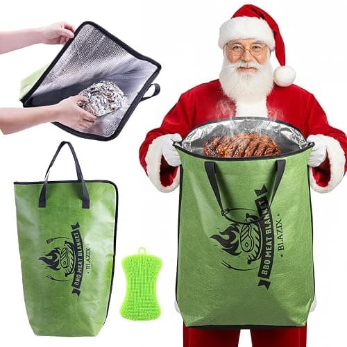 BBQ Meat Resting Blanket – 5-Layer Insulated Brisket Bag for Turkey, Pork Shoulder & Ribs | Leak-Proof, Washable, Keeps Meat Hot for Hours | Gift for BBQ Lovers & Dads - Image 1