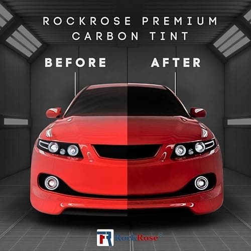RockRose 20% Premium Carbon Car Window Tint Film 36 in x 100FT 2PLY Charcoal Privacy Film UV, Heat Blocking Tint for Car or Home Adhesive Film Easy Shrink, Plotter Friendly Pro Grade thumbnail 5