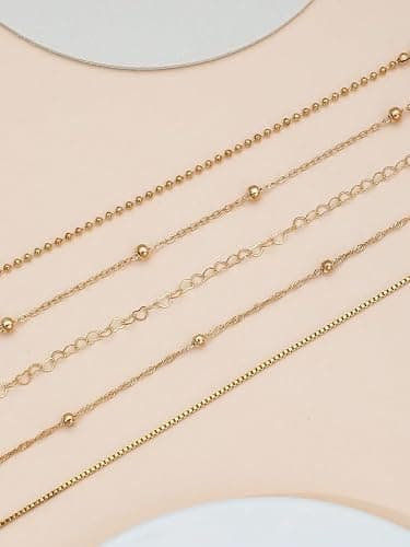 Heart Bracelets Set for Women, Chain Layered Bracelets Collection, Layered Cuba Beaded Chians for Your Wrist, Stackable Bracelet Stack Set, Adjustable Charm Link Bow Butterfly Heart Jewelry Sets thumbnail 4