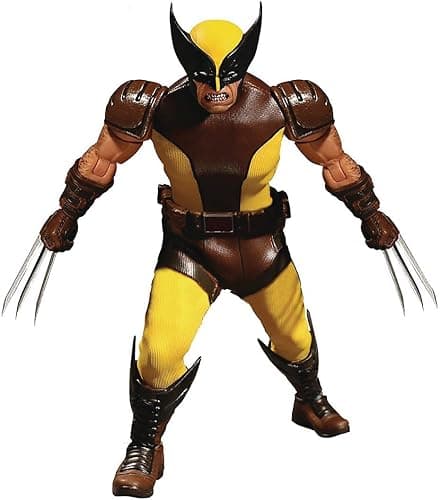 Mezco Toys One: 12 Collective: Marvel Wolverine Action Figure | One-12 Collective 6 Inch Action Figure Marvel Series - Wolverine - Image 1