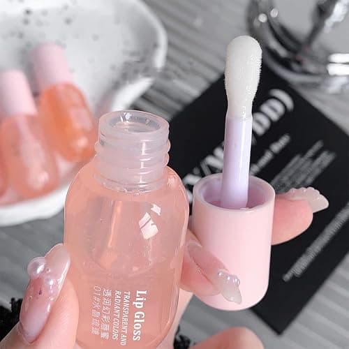 Baorder 4Pcs Cute Hydrating Jelly Lip Gloss Oil Set for Women and Girls | Clear,Fruity Flavor Moisturizing Lip Balm,Glossy and Shiny Lip Primer Lipgloss,Lip Care Makeup,Party Gift thumbnail 7