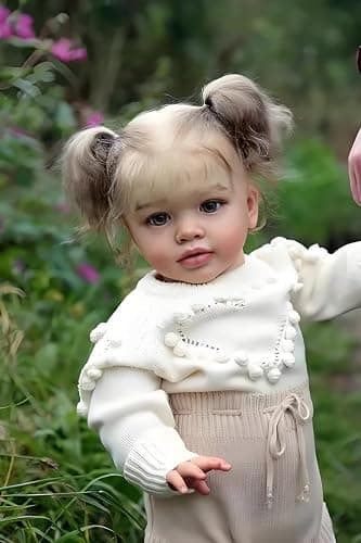 Angelbaby Big Size Realistic Reborn Toddler Girl Dolls 26 Inch Soft Silicone Baby Doll Real Life Beautiful Princess Girl with Blonde Hair Blue Eyes Real Looking Collectible Art Doll for Kids - Image 1