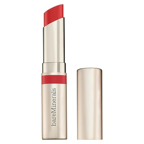 bareMinerals Dewy Lip Gloss-Balm, Hydrating Lip Gloss + Tinted Lip Balm Hybrid, Shine Finish + 24HR Hydration, For Soft + Smooth Lips, Non-Sticky, Vegan - Image 1