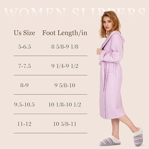 Evshine Warm Knit House Slippers for Women Comfy Wool-Like Lined Chenille Slippers with Memory Foam and Indoor Outdoor Soles thumbnail 6