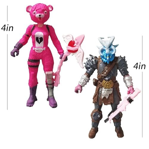 Myatou 8-Piece Video Game Action Figures Set Cake Toppers,with Weapons Toy Figurines Set for Game Fans Gifts Home Decorations thumbnail 4