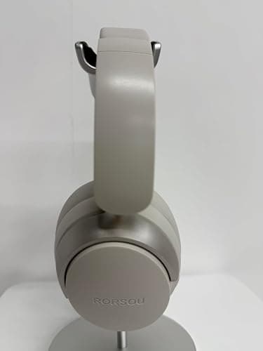 RORSOU B8 Bluetooth Headphones Over Ear, 6 EQ Music Modes and 50H Playtime Deep Bass Wireless Headphones with Mic, Lightweight Folding HiFi Stereo Headset for iPad/Travel/Tablet/PC/Home Grey thumbnail 4