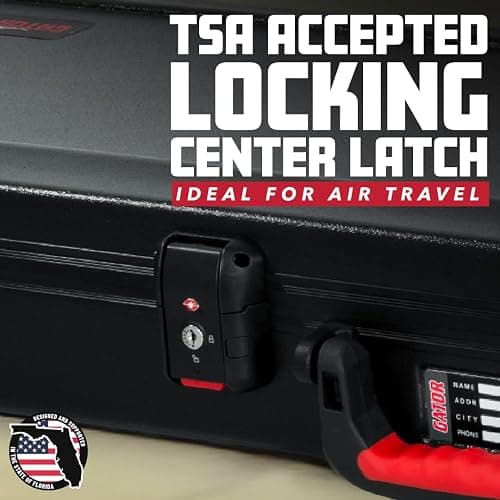 Gator Cases Molded Flight Case for Strat/Tele Style Electric Guitars with TSA Approved Locking Latch, (GTSA-GTRELEC) thumbnail 2