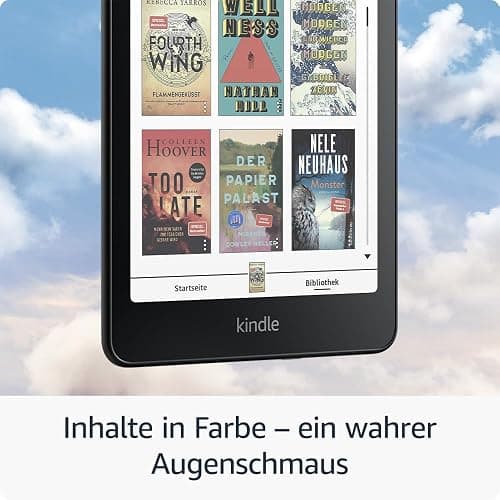 Amazon Kindle Colorsoft Signature Edition (32 GB) – Mit Farb-Display und Frontlicht mit automatischer Anpassung, kabellosem Aufladen und wochenlanger Akkulaufzeit - Gerät ohne Bündel thumbnail 2