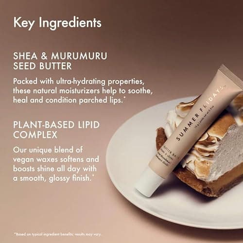Summer Fridays Hydration Trio - Travel Size Jet Lag Mask + Full Size Lip Butter Balm Duo in Hot Chocolate + Toasted Marshmallow - Skin Care Set for Hydrated Complexion + Glossy, Soft Lips (3 Count) thumbnail 6