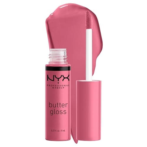 NYX PROFESSIONAL MAKEUP Butter Gloss, Non-Sticky Lip Gloss - Angel Food Cake (True Mauve) - Image 1