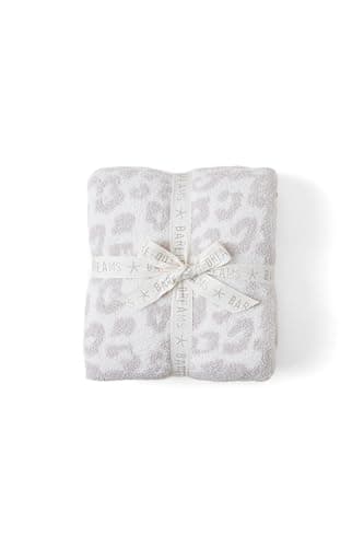 Barefoot Dreams® CozyChic® Barefoot in the Wild Throw, Cream-Stone, 54"x72" - Image 1